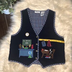 Victoria Jones School Days Vintage 90s Vest Medium